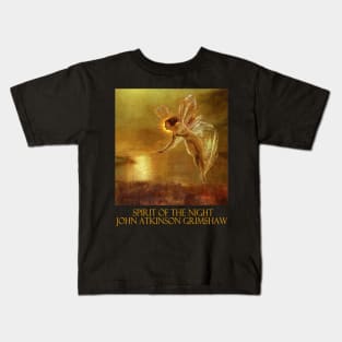 Spirit of the Night by John Atkinson Grimshaw Kids T-Shirt